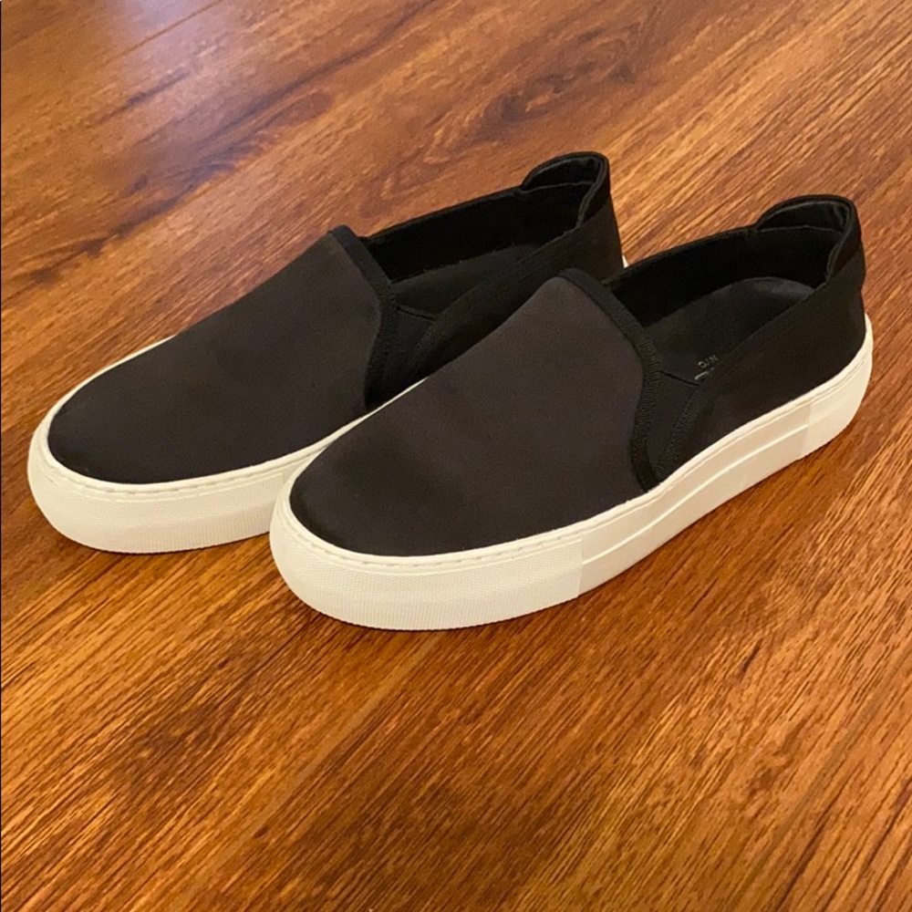 JSlides Platform Satin Slip-on Sneakers